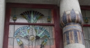 vitrail et colonne décorée de mosaïques 7 12 2012