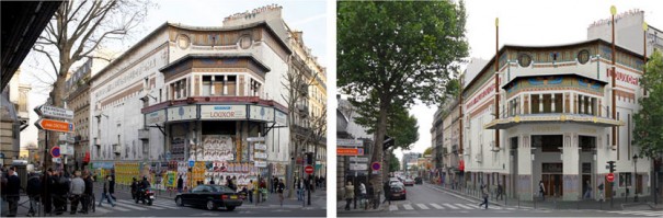 montage-architecte Avant (2009 ) - Après (2013? © Art graphique et Patrimoine)