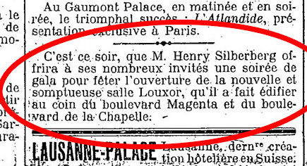 Le Figaro, 6 octobre 1921