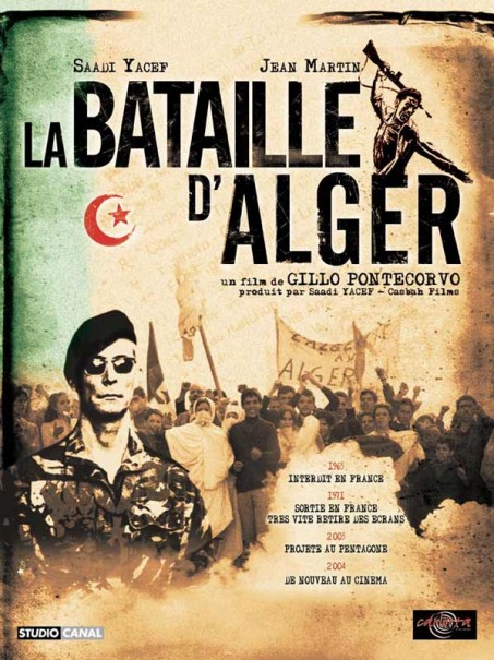 Affiche de La Bataille d'Alger (DVD CArlotta Films)