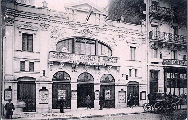 La Gaîté-Rochechouart sera modifiée et agrandie après un incendie en 1923 puis deviendra un cinéma en 1933.