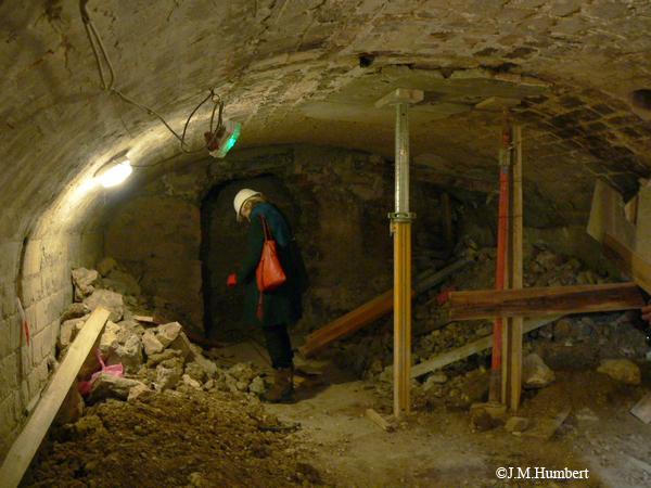 Une des anciennes caves de l'immeuble d'origine