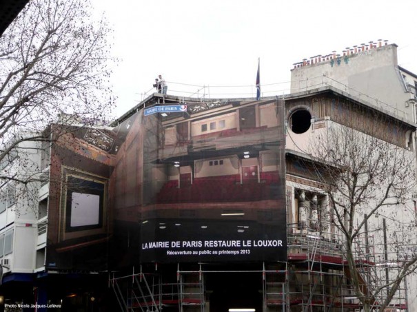 24 février 2011 - Installation de la bâche