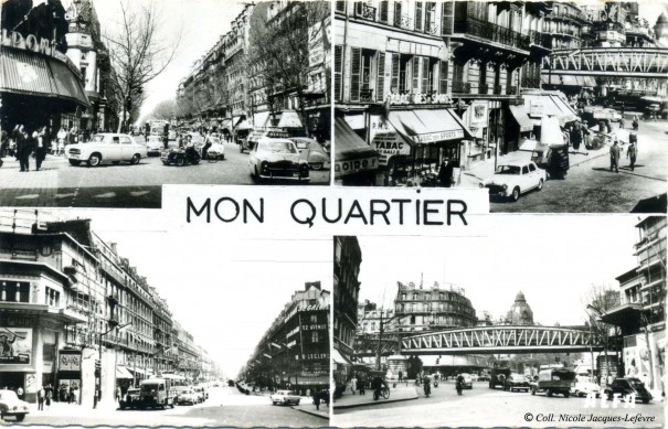 Le carrefour en 1958