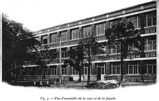 L'école Bréguet (Photo "La Technique des travaux", année 1931).