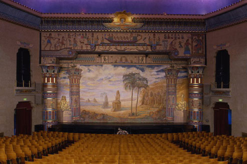 Rideau du Peery's Egyptian Theatre