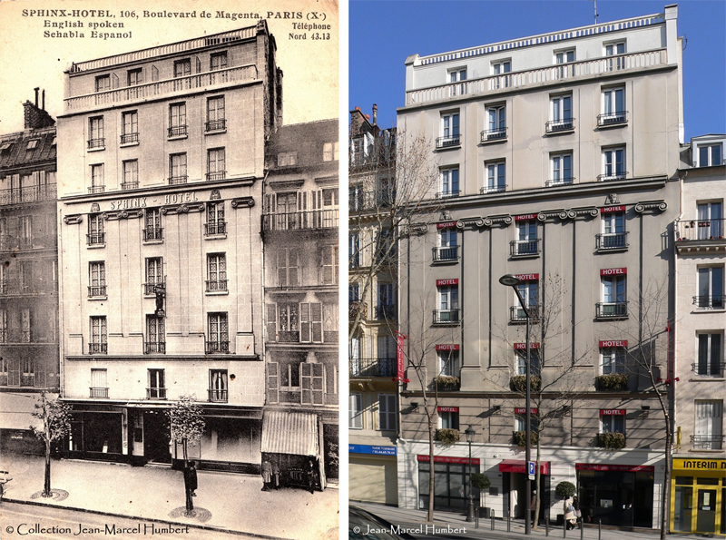 Carte postale ancienne PARIS le grand hôtel place de l'opéra écrite