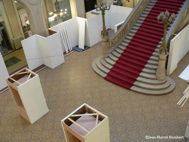 18 mars - poursuite de l'installation