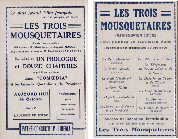 Cinémagazine, 14 octobre 1921 et 4 novembre 1921