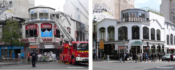 6 juin 2011 : incendie de Vano - 9 mai 2015 : Brasserie Barbès
