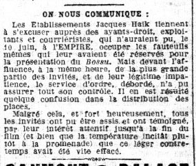 Le Petit Parisien, 19 juin 1925