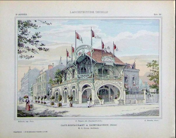 Brasserie Paul, L'architecture usuelle, n° 21, 1905