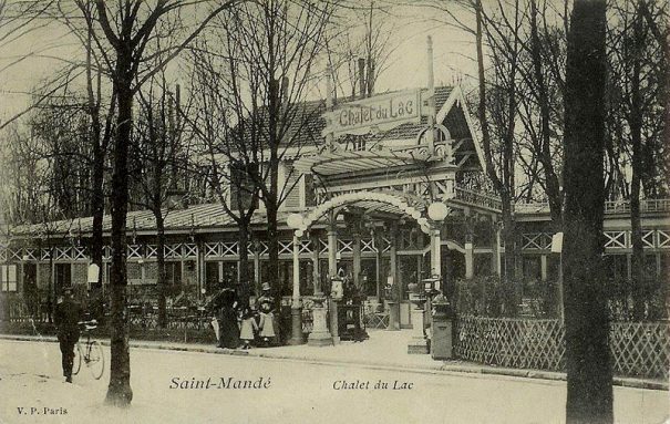 Carte postale ancienne : chalet du Lac de Saint-Mandé